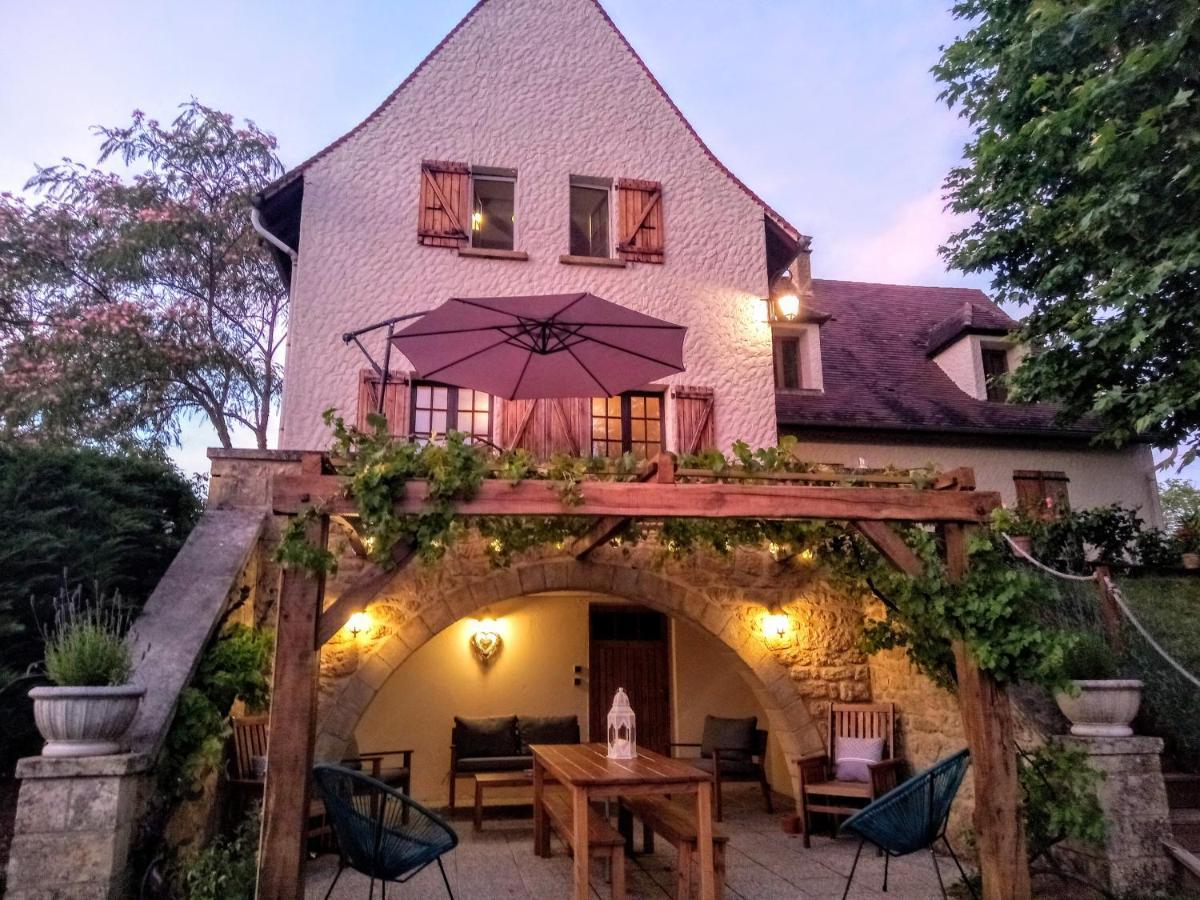 Au Soleil Couchant Saint-Julien-de-Lampon Esterno foto