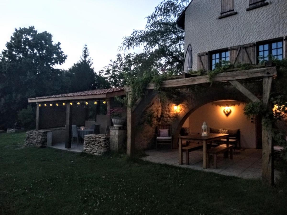 Au Soleil Couchant Saint-Julien-de-Lampon Esterno foto